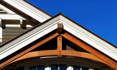 Private Residence exterior roof detail - Traditional - House Exterior ...