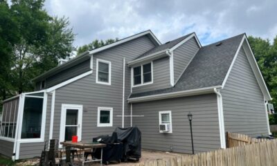 James Hardie Aged Pewter Siding in Olathe, KS | Sure Point Exteriors